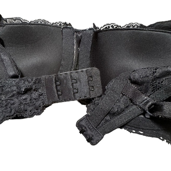 Victoria’s Secret bundle of 2 dream angel lined Demi lace bras pink/black 34D - Picture 9 of 12